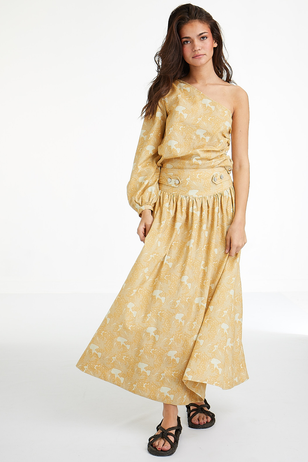 JUPE CANOT ALGUES D'OR