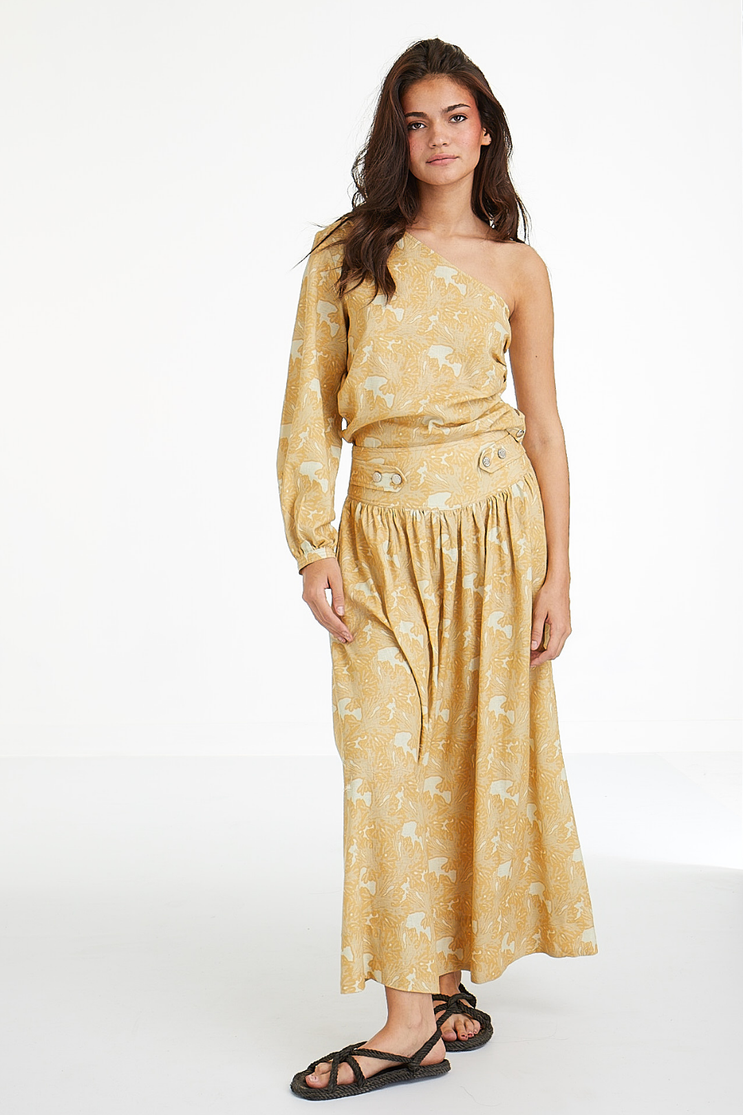 JUPE CANOT ALGUES D'OR