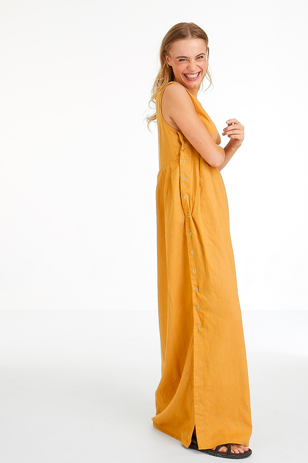 ROBE TRIBORD NOISETTE