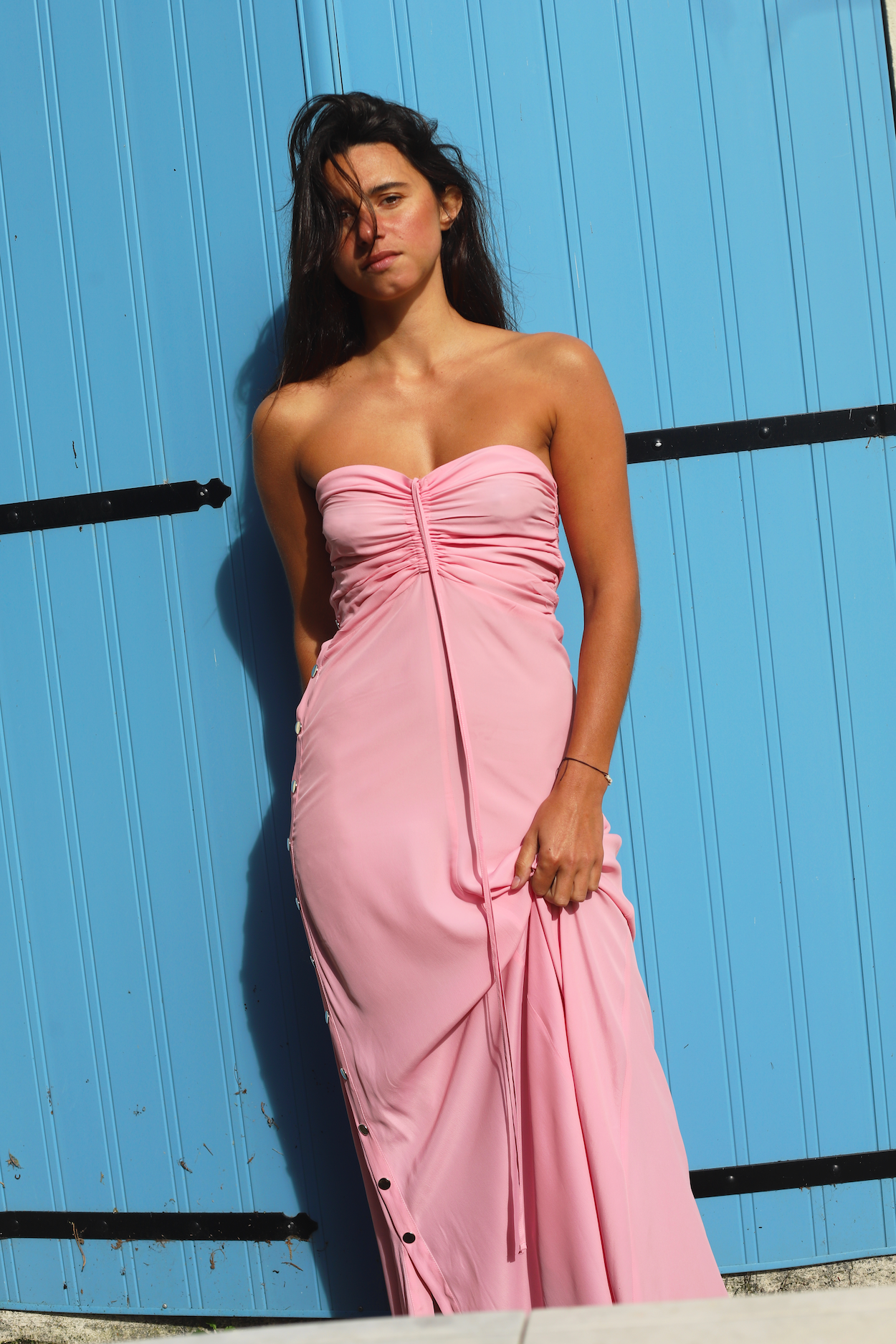 ROBE BABORD ROSE
