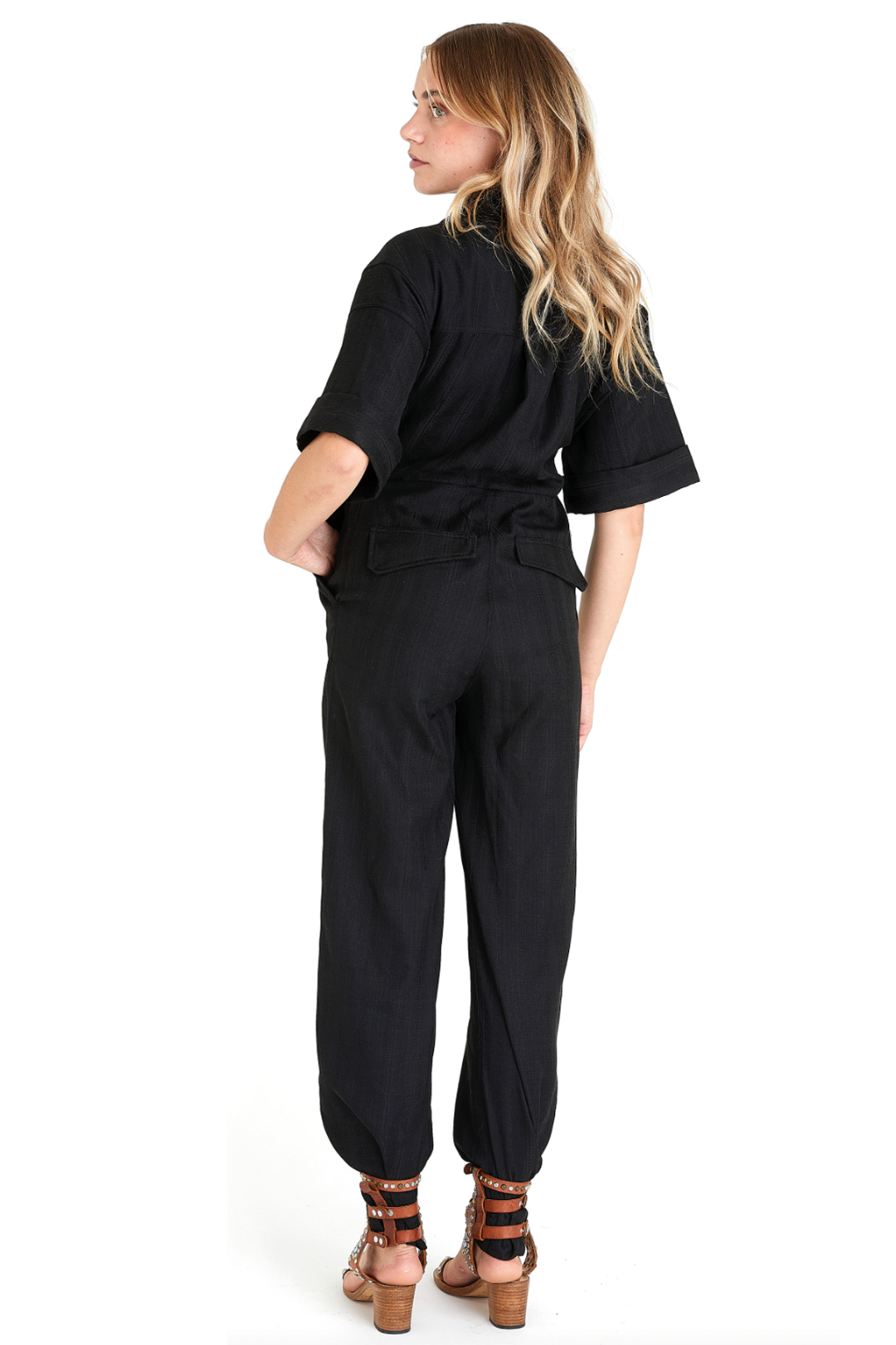 COMBINAISON ASTRID BLACK STRIPES