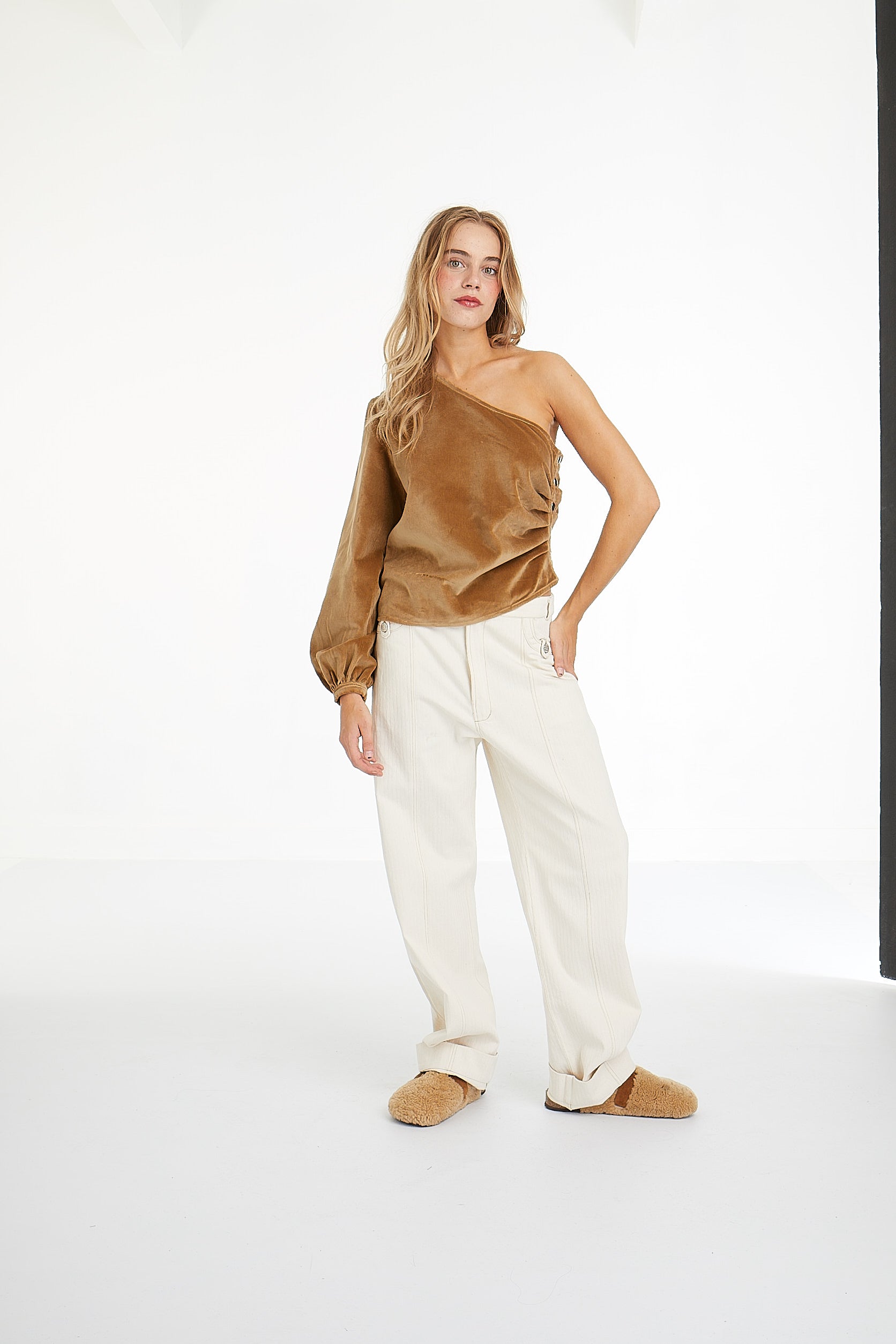 PANTALON VICO-ECRU