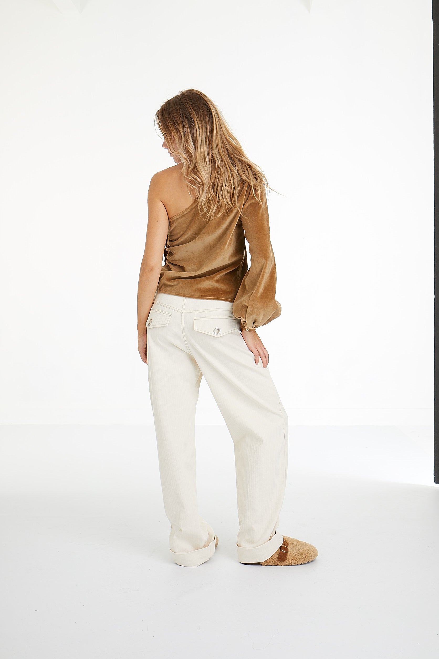 PANTALON VICO-ECRU